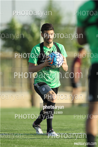 تمرین تیم ملی ایران (1396/07/10)-سعید آقایی,