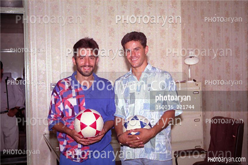 بازیکنان دهه های مختلف فوتبال ایران30-فرشاد پیوس  Farshad Pious,امیر قلعه نویی,