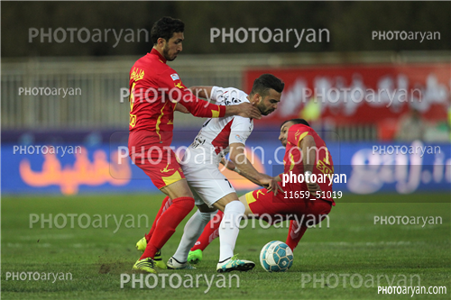 نفت تهران 0-پرسپولیس 2( 95/12/15)-سروش رفیعی,علیرضا عزت کرامت,محمد قاضی,