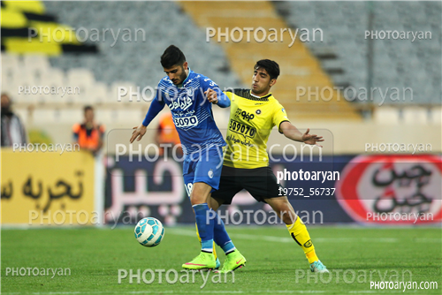 استقلال 2-سپاهان اصفهان 1-96/02/14-میلاد زکی پور,رضا میرزایی,