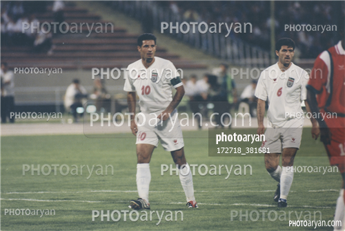 بازیکنان دهه های مختلف فوتبال ایران 40-علی دایی  Ali Daei,کریم باقری,