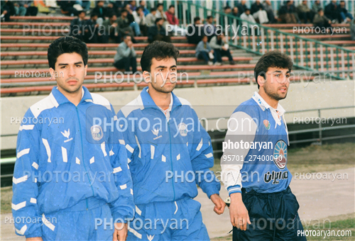 بازیکنان دهه های مختلف فوتبال ایران22-کوروش تشت زر,علی اکبریان,کامیار کاردار,