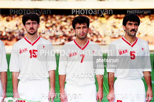 بازیکنان دهه های مختلف فوتبال ایران 2-حمید استیلی,نادر محمدخانی,کریم باقری,