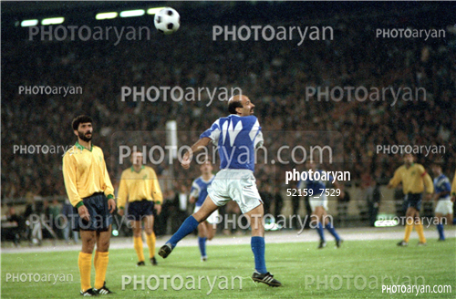 بازیکنان دهه های مختلف فوتبال ایران 12-نادر محمدخانی,عبدالعلی چنگیز,