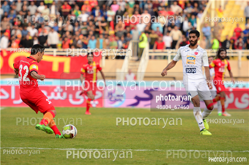 فولاد خوزستان 1-پرسپولیس 1  (96/10/03)-محمد انصاری,صابر حردانی,