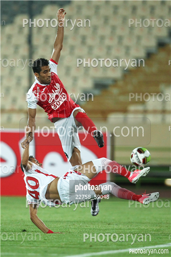 پرسپولیس 2-فولاد خوزستان 0 -96/05/05-وحید امیری,یوسف وکیا,