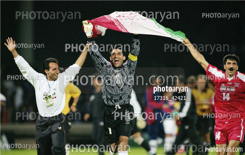 تیم ملی ایران/جام جهانی 1998 فرانسه-احمدرضا عابدزاده Ahmad Reza Abedzadeh,نادر محمدخانی,
