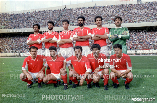 عکس های تیم پرسپولیس دهه 60-فرشاد پیوس  Farshad Pious,