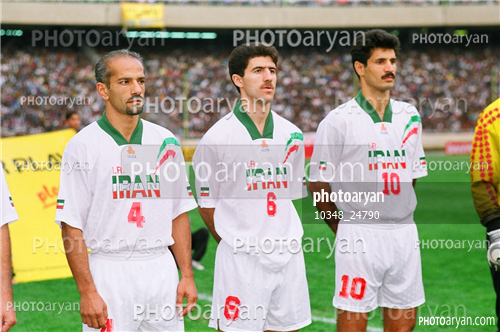 بازیکنان دهه های مختلف فوتبال ایران-محمد خاکپور,علی دایی  Ali Daei,کریم باقری,