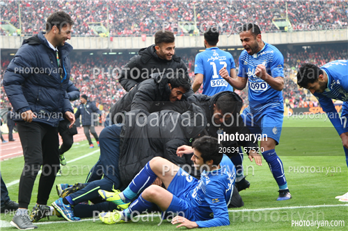 استقلال 3-پرسپولیس 2 -95/11/24-امید ابراهیمی,خسرو حیدری,مجتبی حق دوست,بهنام برزای,