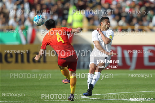 ایران 1-چین 0  - 1396/01/08-امید ابراهیمی,jiang zhipeng,