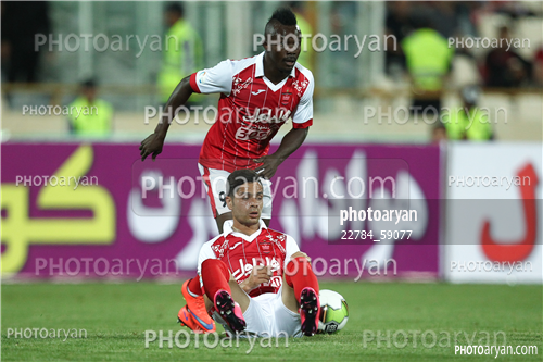 پرسپولیس 2-فولاد خوزستان 0 -96/05/05-کمال کامیابی نیا,گادوین منشاGodwin Mensha,