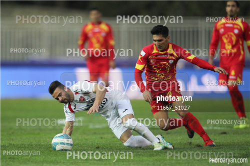 نفت تهران 0-پرسپولیس 2( 95/12/15)-سروش رفیعی,اکبر صادقی,