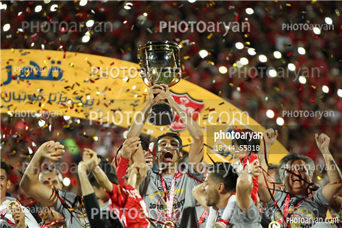 جشن قهرمانی تیم فوتبال پرسپولیس 96/01/30-حسین ماهینی,