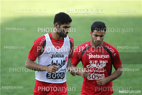 تمرین پرسپولیس  در ورزشگاه شهید کاظمی96/04/07-محمد انصاری,صادق محرمی,
