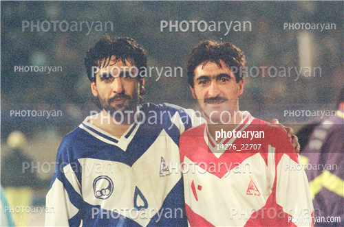 بازیکنان دهه های مختلف فوتبال ایران 1-شاهین بیانی,ناصر محمدخانی,دربی,