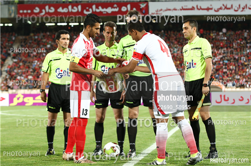 پرسپولیس 2-فولاد خوزستان 0 -96/05/05-حسین ماهینی,ایوب والی,محمد رضا منصوری,رضا عادل,رحیم شاهین,