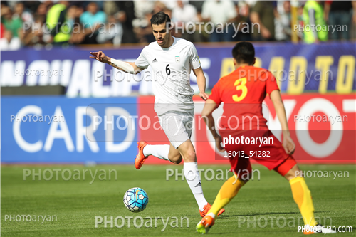 ایران 1-چین 0  - 1396/01/08-سعید عزت الهی,