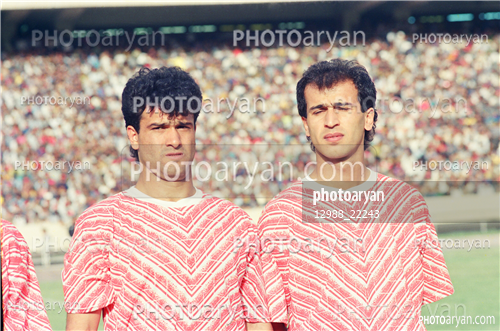 بازیکنان دهه های مختلف فوتبال ایران 1-محسن عاشوریَ,مرتضی کرمانی مقدم,