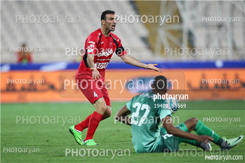 پرسپولیس 3-ذوب آهن اصفهان 3-96/02/09-سید جلال حسینی,جری ریکاردو,