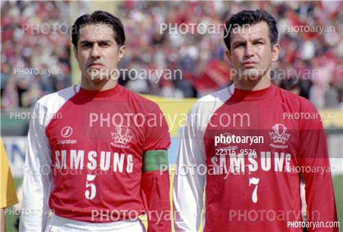 بازیکنان دهه های مختلف فوتبال ایران 8-افشین پیروانی,حمید استیلی,