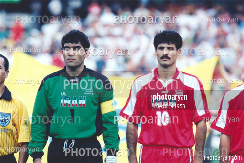 تیم ملی ایران/جام جهانی 1998 فرانسه-احمدرضا عابدزاده Ahmad Reza Abedzadeh,علی دایی  Ali Daei,
