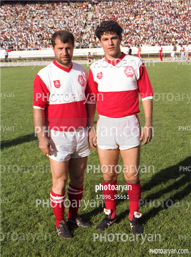بازیکنان دهه های مختلف فوتبال ایران 3-فرشاد پیوس  Farshad Pious,علی پروین  Ali Parvin,