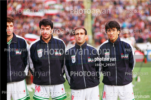 بازیکنان دهه های مختلف فوتبال ایران 2-اسماعیل حلالی,خداداد عزیزی  Khodadad Azizi,سیروس دین محمدی,محمد نوازی,