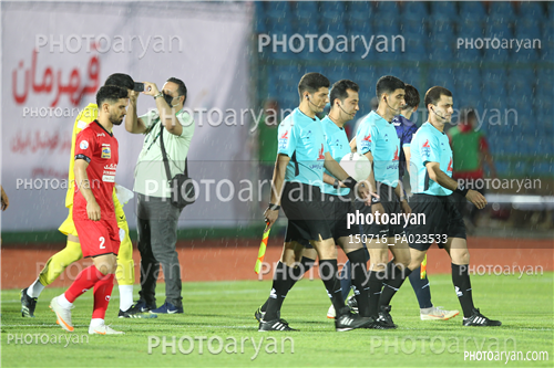 پیکان 0-پرسپولیس 2(1400/05/08) -امید عالیشاه,ورود تیم ها,داوران و کاپیتانها,