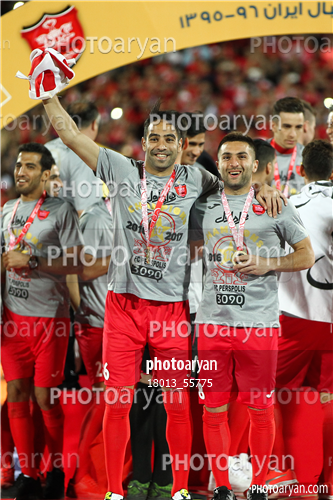 جشن قهرمانی تیم فوتبال پرسپولیس 96/01/30-سامان نریمان جهان,شهاب کرمی,