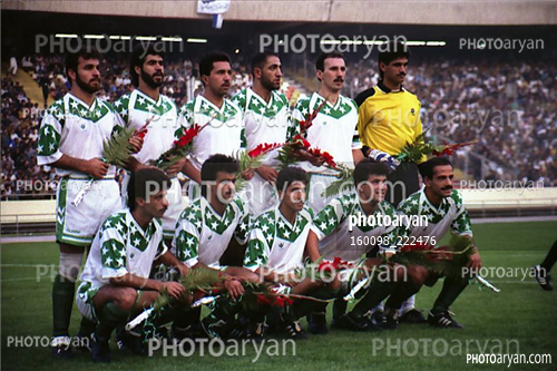 بازیکنان دهه های مختلف فوتبال ایران30-