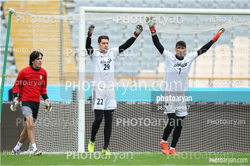 تمرین تیم ملی فوتبال  (96/08/13)-