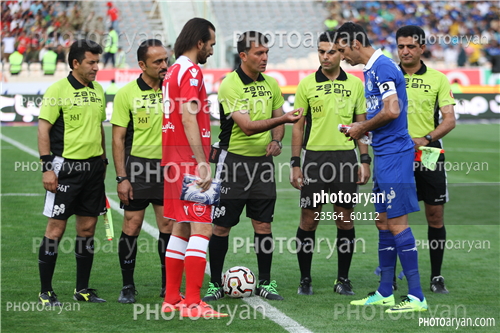 استقلال 0-پرسپولیس 1 -94/02/25-محمد نوری,کاپیتان ها,غلامرضا عنایتی,