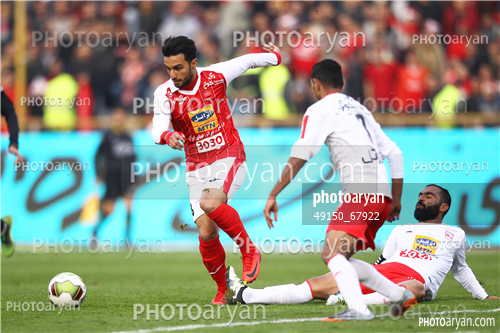 پرسپولیس 2-تراکتورسازی تبریز 0 (96/10/08)-امید عالیشاه,سیامک نعمتی,مهدی کیانی,