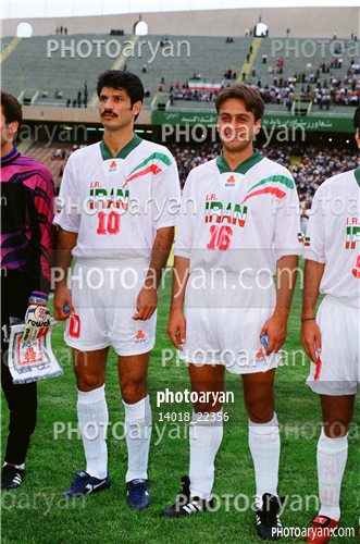 بازیکنان دهه های مختلف فوتبال ایران 1-رضا شاهرودی,علی دایی  Ali Daei,