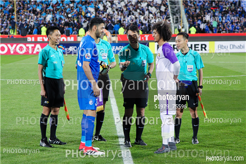 استقلال 1 -العین امارات 1 (96/12/21)-کاپیتان ها,پژمان منتظری,