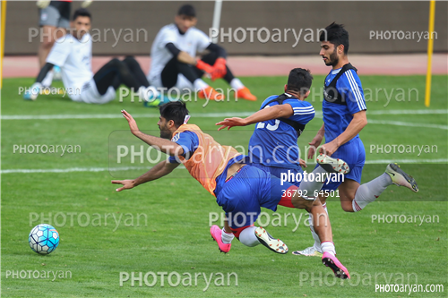 تمرین تیم ملی فوتبال  (96/08/13)-مهدی طارمی,