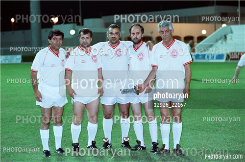 بازیکنان دهه های مختلف فوتبال ایران 1-علی پروین  Ali Parvin,محمود خوردبین,حمید شیرزادگان,