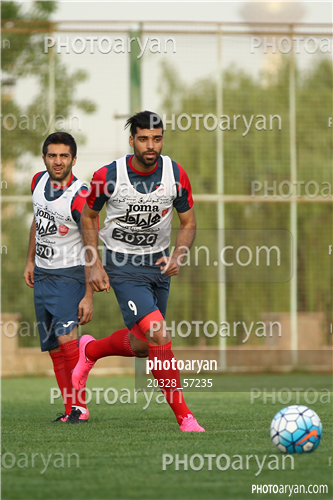 تمرین پرسپولیس در ورزشگاه خیریه عمل 96/02/23-مهدی طارمی,سامان نریمان جهان,