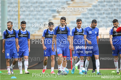 تمرین تیم ملی فوتبال  (96/08/13)-