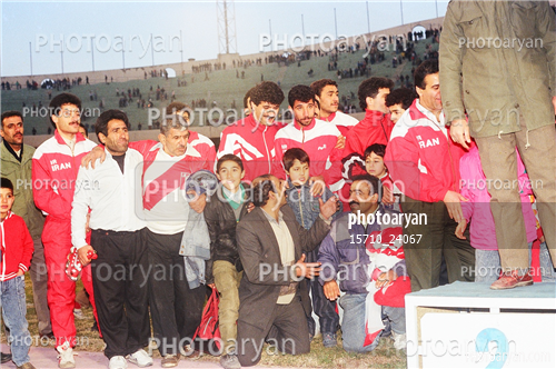 بازیکنان دهه های مختلف فوتبال ایران 2-مجتبی محرمی,نادر محمدخانی,محمد بوقی,