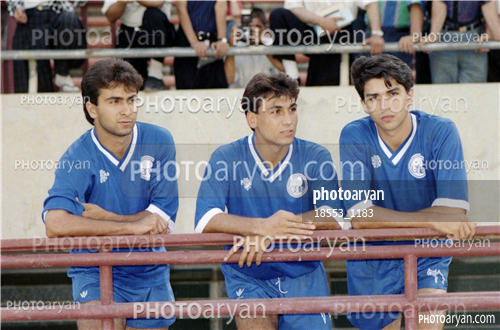 بازیکنان دهه های مختلف فوتبال ایران 3-کوروش تشت زر,علی اکبریان,کامیار کاردار,