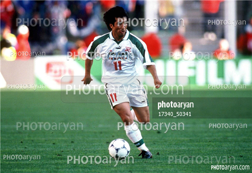 تیم ملی ایران/جام جهانی 1998 فرانسه-خداداد عزیزی  Khodadad Azizi,