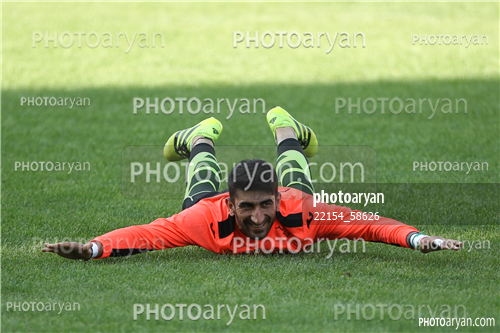 تمرین پرسپولیس  در ورزشگاه شهید کاظمی96/04/07-علیرضا بیرانوند,