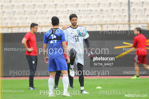 تمرین تیم ملی فوتبال  (96/08/13)-