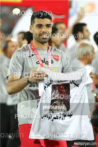 جشن قهرمانی تیم فوتبال پرسپولیس 96/01/30-مهدی طارمی,