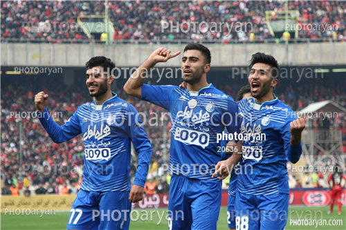 استقلال 3-پرسپولیس 2 -95/11/24-کاوه رضایی,فرشید اسماعیلی,بهنام برزای,