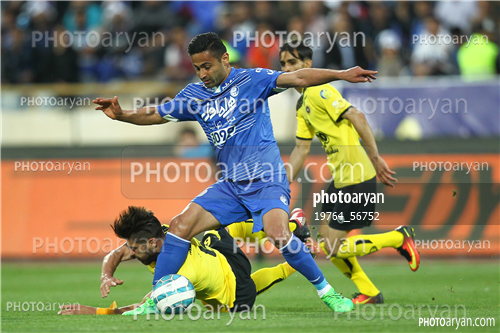 استقلال 2-سپاهان اصفهان 1-96/02/14-امید ابراهیمی,ميلاد سرلک چيوا,حسین پاپی,