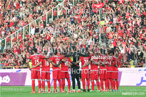 پرسپولیس 1 - استقلال 0  (96/08/04)-محمد انصاری,شجاع خلیل زاده,علیرضا بیرانوند,محسن ربیع خواه,حسین ماهینی,وحید امیری,علی علیپور,سید جلال حسینی,کمال کامیابی نیا,گادوین منشاGodwin Mensha,بشار رسن,