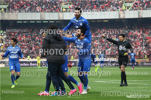 استقلال 3-پرسپولیس 2 -95/11/24-فرشید اسماعیلی,خسرو حیدری,بهنام برزای,علیرضا فغانی,